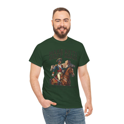Make Ayiti Great Again T-Shirt | Toussaint Louverture Horse Illustration