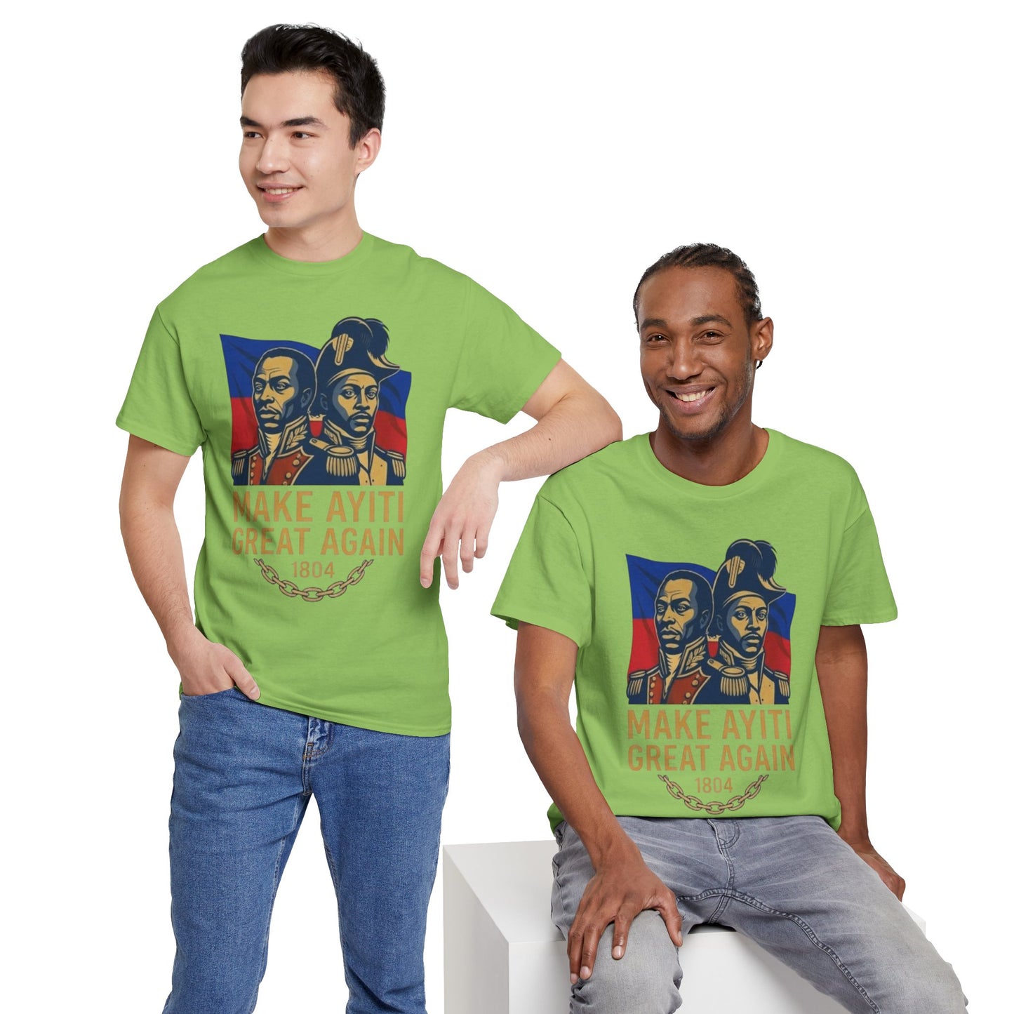 Make Ayiti Great Again T-Shirt | Haitian Revolution 1804 Flag Tee