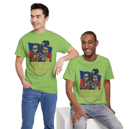 Make Ayiti Great Again T-Shirt | Haitian Revolution 1804 Flag Tee