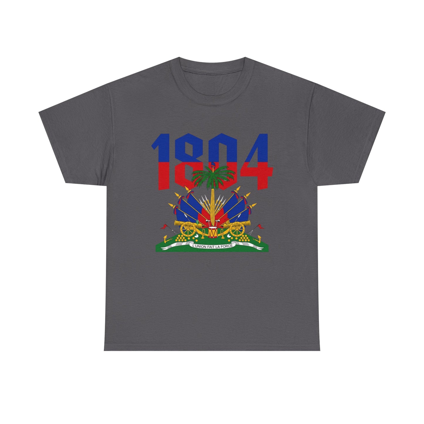 1804 Haitian Coat of Arms Tee | Neg Lakay Portrait Tee, Haitian Heritage Shirt