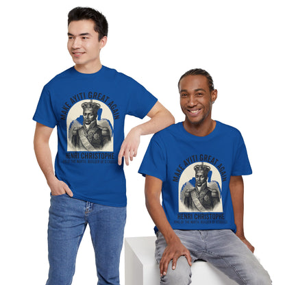 Henri Christophe portrait Make Ayiti Great Again T-Shirt | Haitian history tee