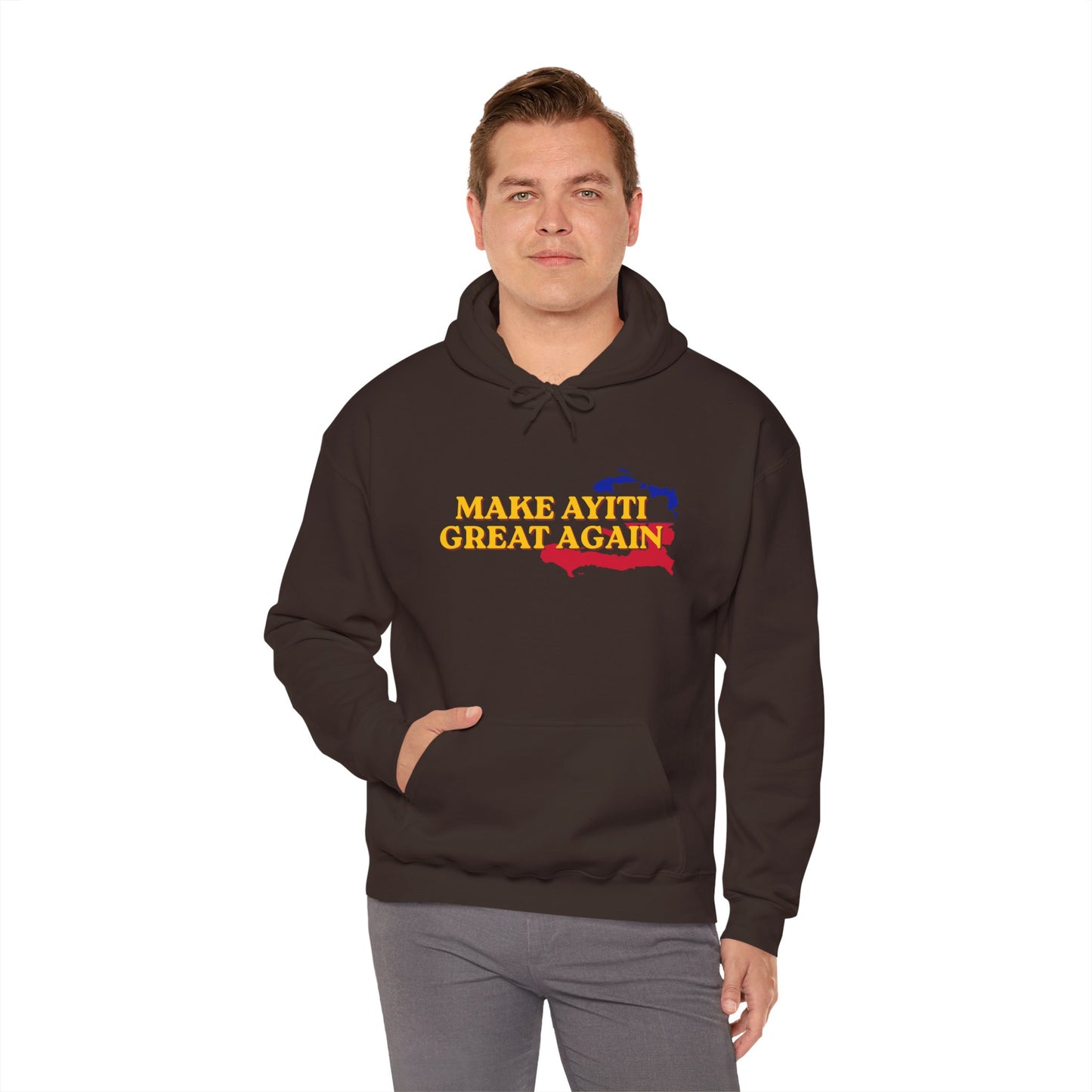 Hoodie - Make Ayiti Great Again / Neg Lakay Haitian Pride Pullover