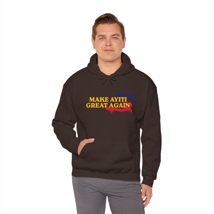 Hoodie - Make Ayiti Great Again / Neg Lakay Haitian Pride Pullover