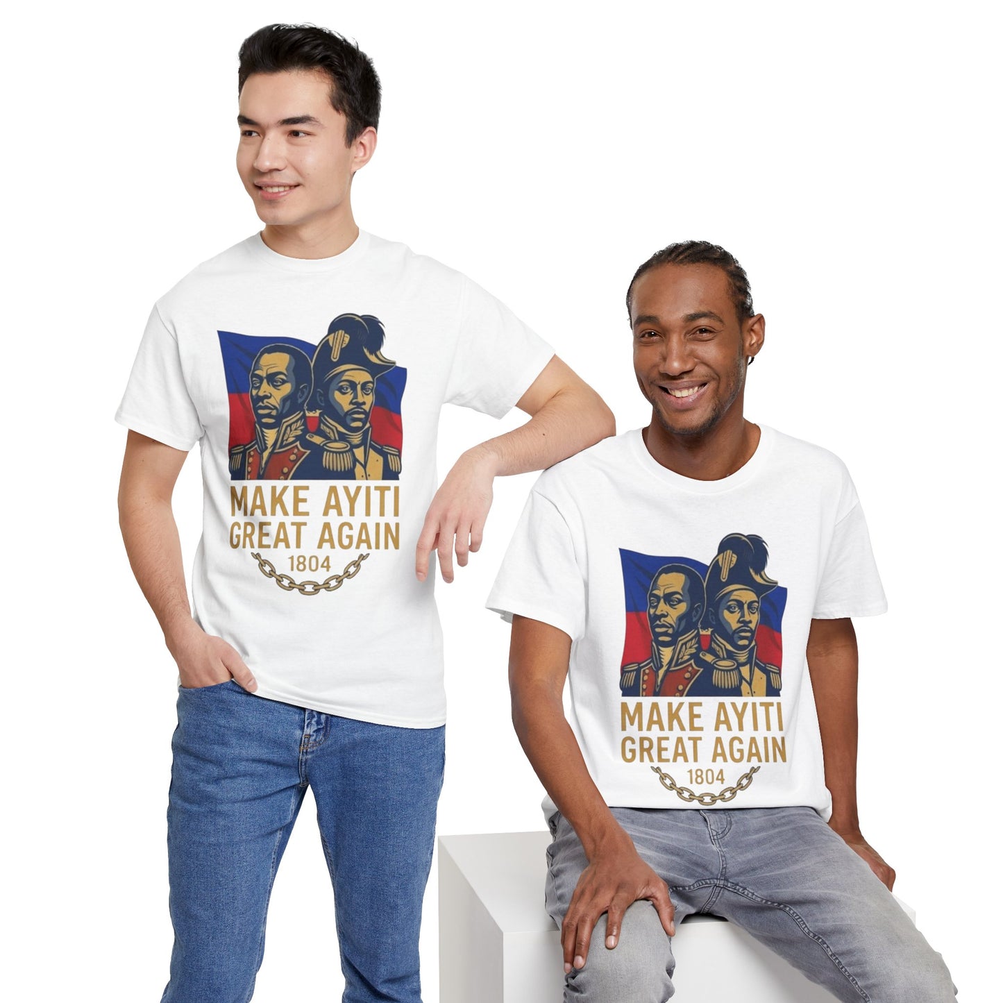 Make Ayiti Great Again T-Shirt | Haitian Revolution 1804 Flag Tee