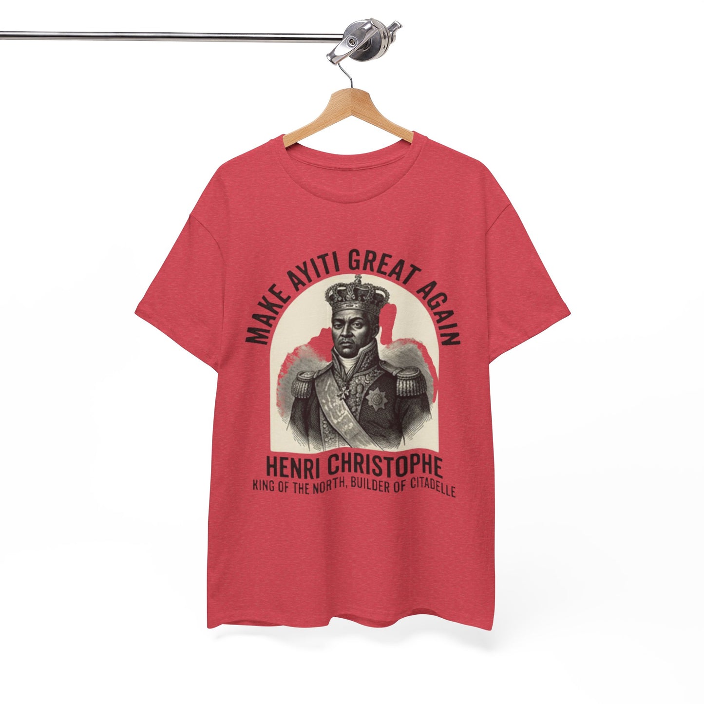 Henri Christophe portrait Make Ayiti Great Again T-Shirt | Haitian history tee