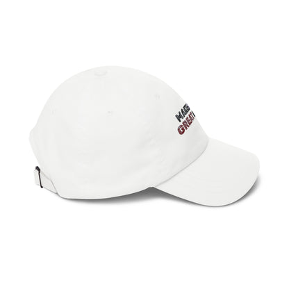 Make Ayiti Great Again Dad Cap | Haitian Flag Text Embroidered Hat