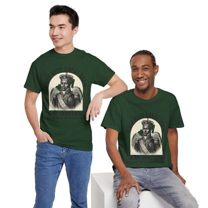 Henri Christophe portrait Make Ayiti Great Again T-Shirt | Haitian history tee