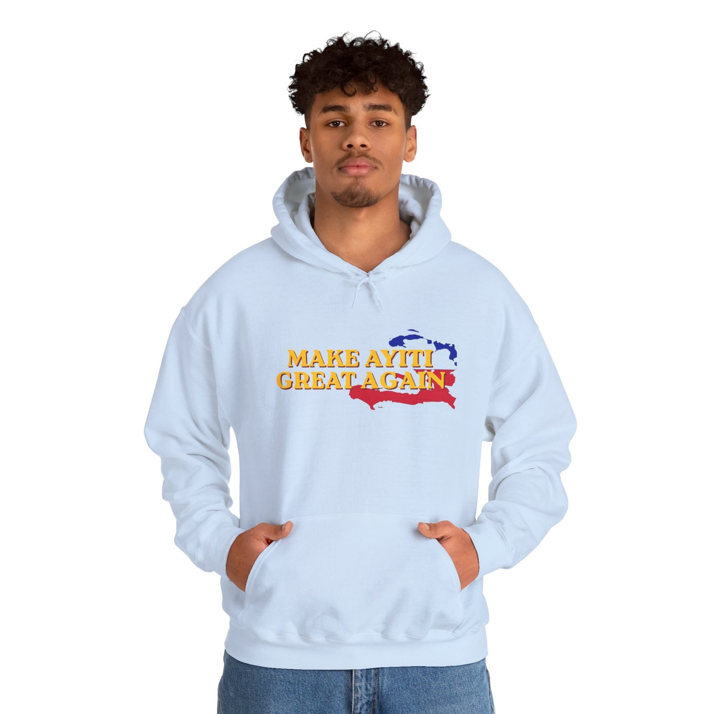 Hoodie - Make Ayiti Great Again / Neg Lakay Haitian Pride Pullover