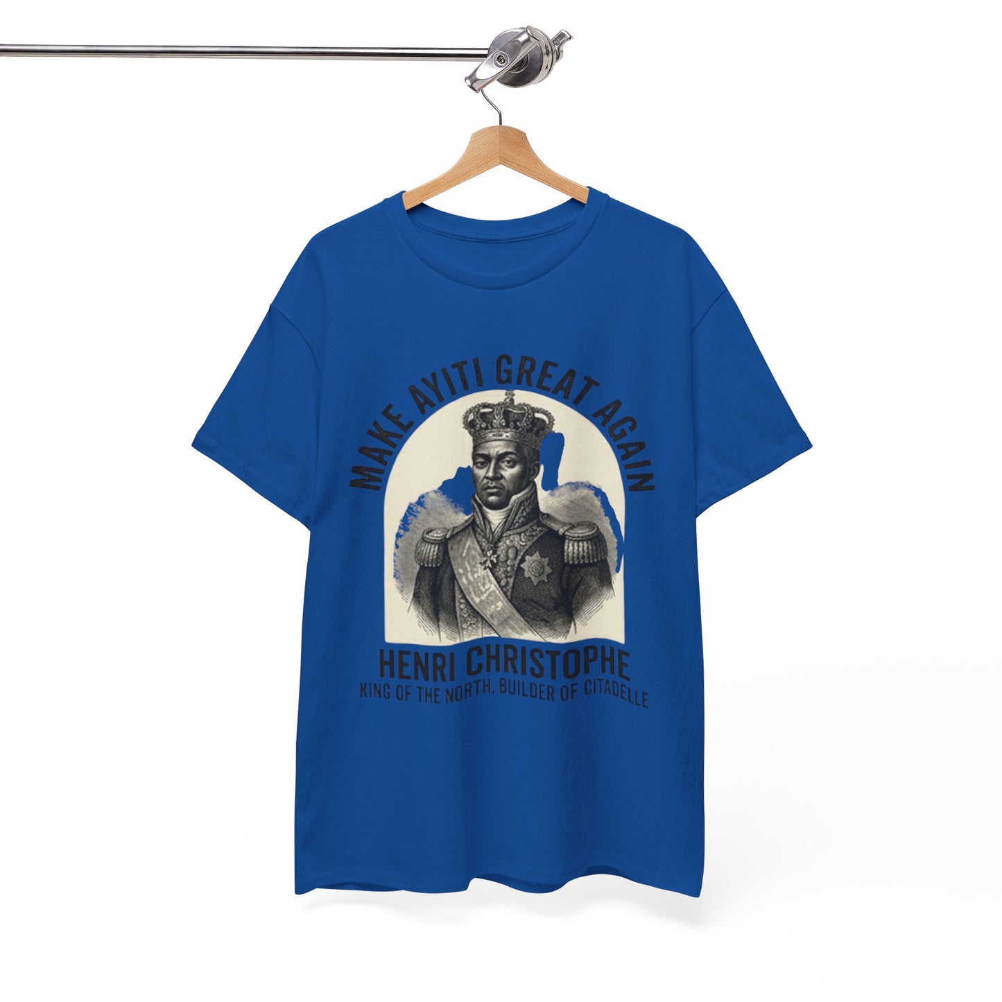 Henri Christophe portrait Make Ayiti Great Again T-Shirt | Haitian history tee