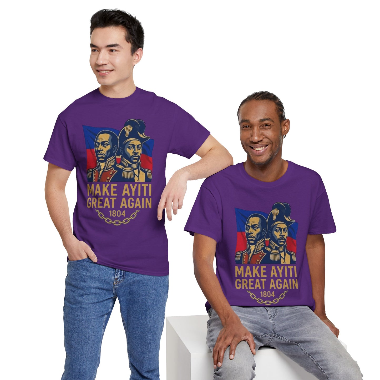 Make Ayiti Great Again T-Shirt | Haitian Revolution 1804 Flag Tee