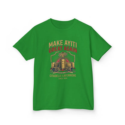Make Ayiti Great Again kids T-Shirt | Citadelle Laferrière illustration