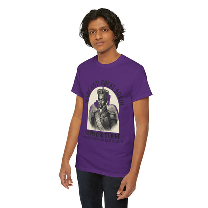 Henri Christophe portrait Make Ayiti Great Again T-Shirt | Haitian history tee