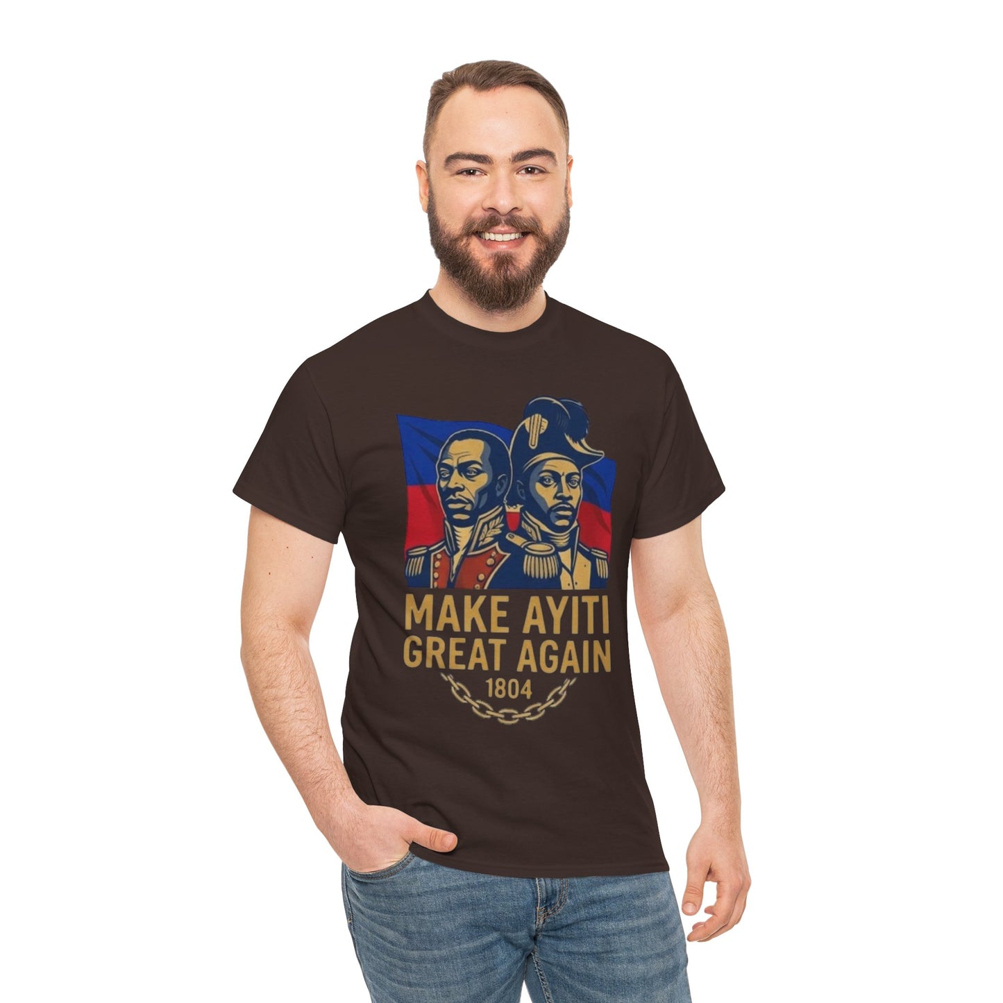 Make Ayiti Great Again T-Shirt | Haitian Revolution 1804 Flag Tee
