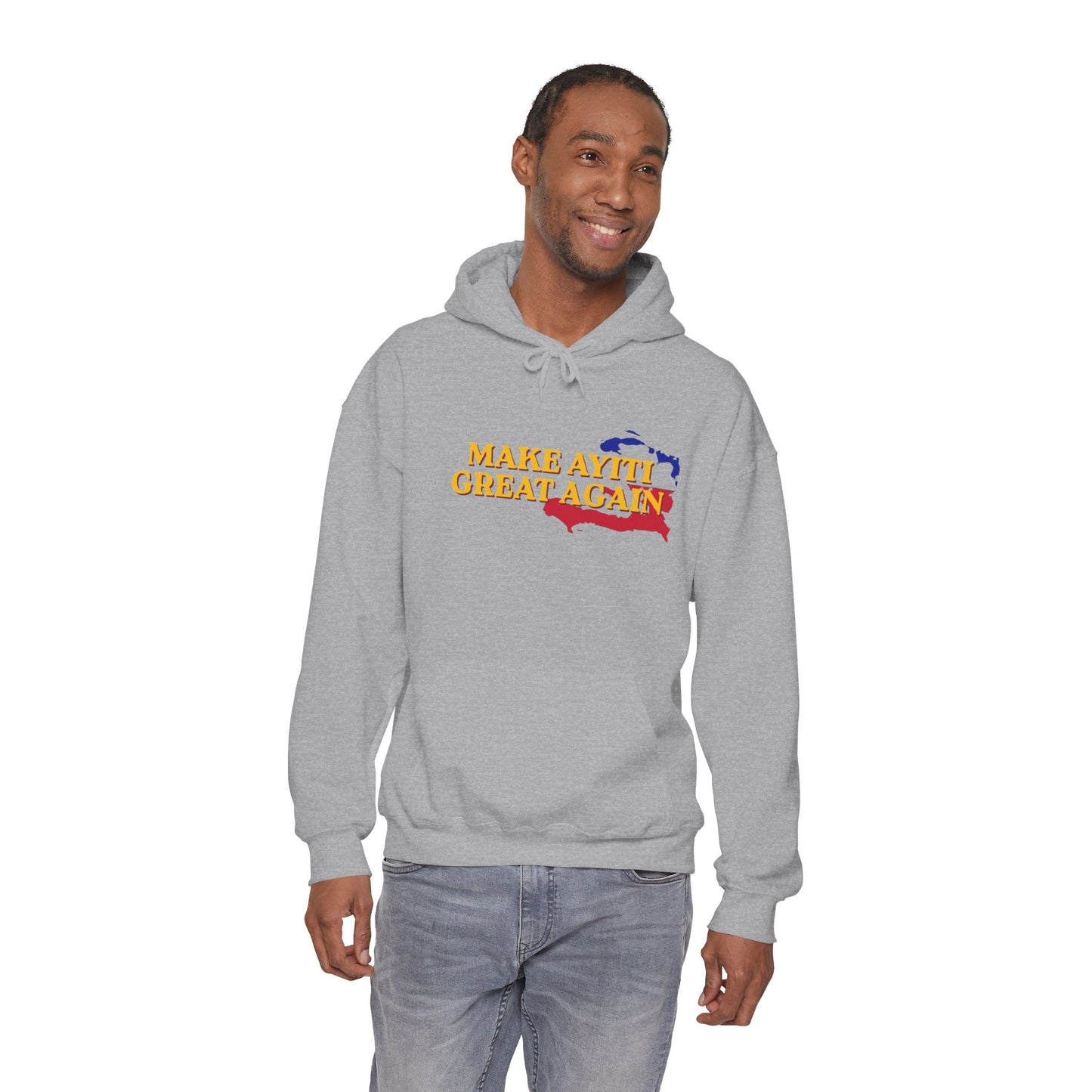 Hoodie - Make Ayiti Great Again / Neg Lakay Haitian Pride Pullover