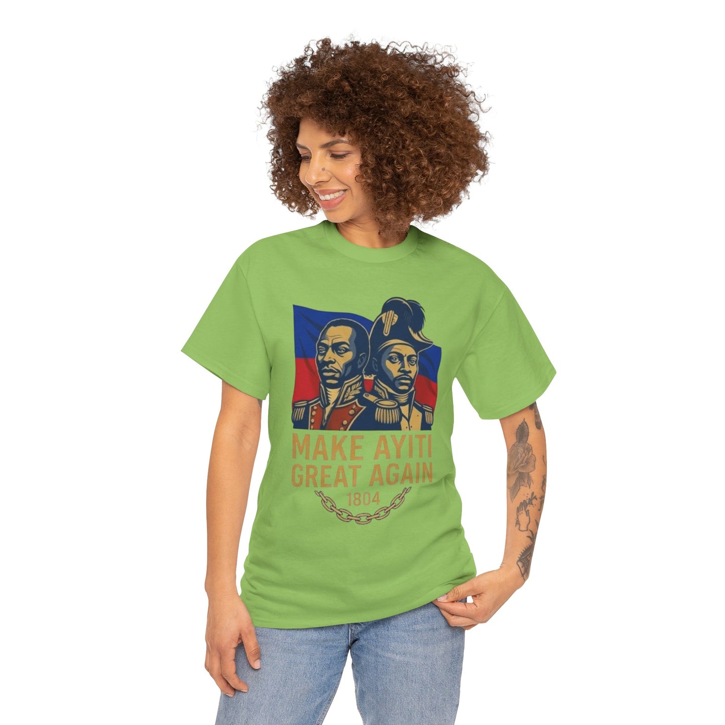 Make Ayiti Great Again T-Shirt | Haitian Revolution 1804 Flag Tee