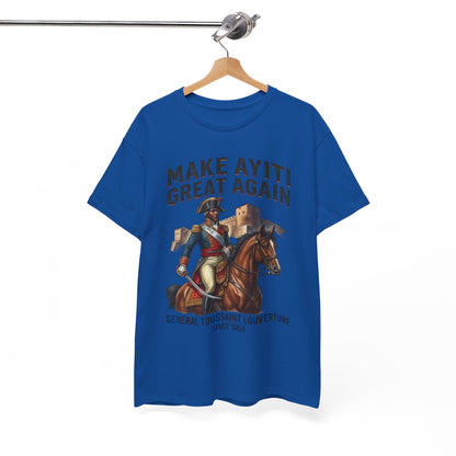 Make Ayiti Great Again T-Shirt | Toussaint Louverture Horse Illustration