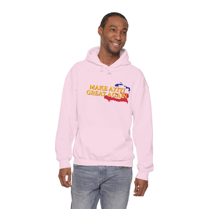 Hoodie - Make Ayiti Great Again / Neg Lakay Haitian Pride Pullover