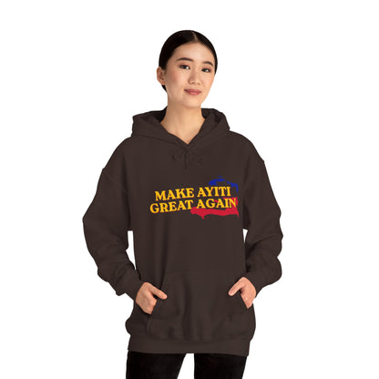 Hoodie - Make Ayiti Great Again / Neg Lakay Haitian Pride Pullover