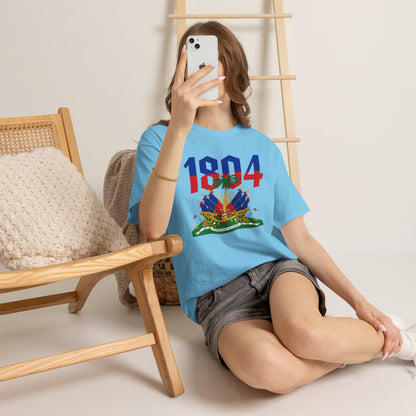 1804 Haitian Coat of Arms Tee | Neg Lakay Portrait Tee, Haitian Heritage Shirt