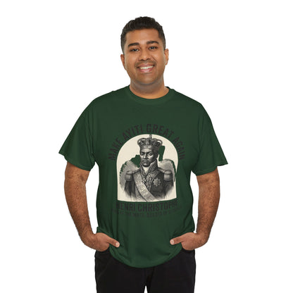 Henri Christophe portrait Make Ayiti Great Again T-Shirt | Haitian history tee