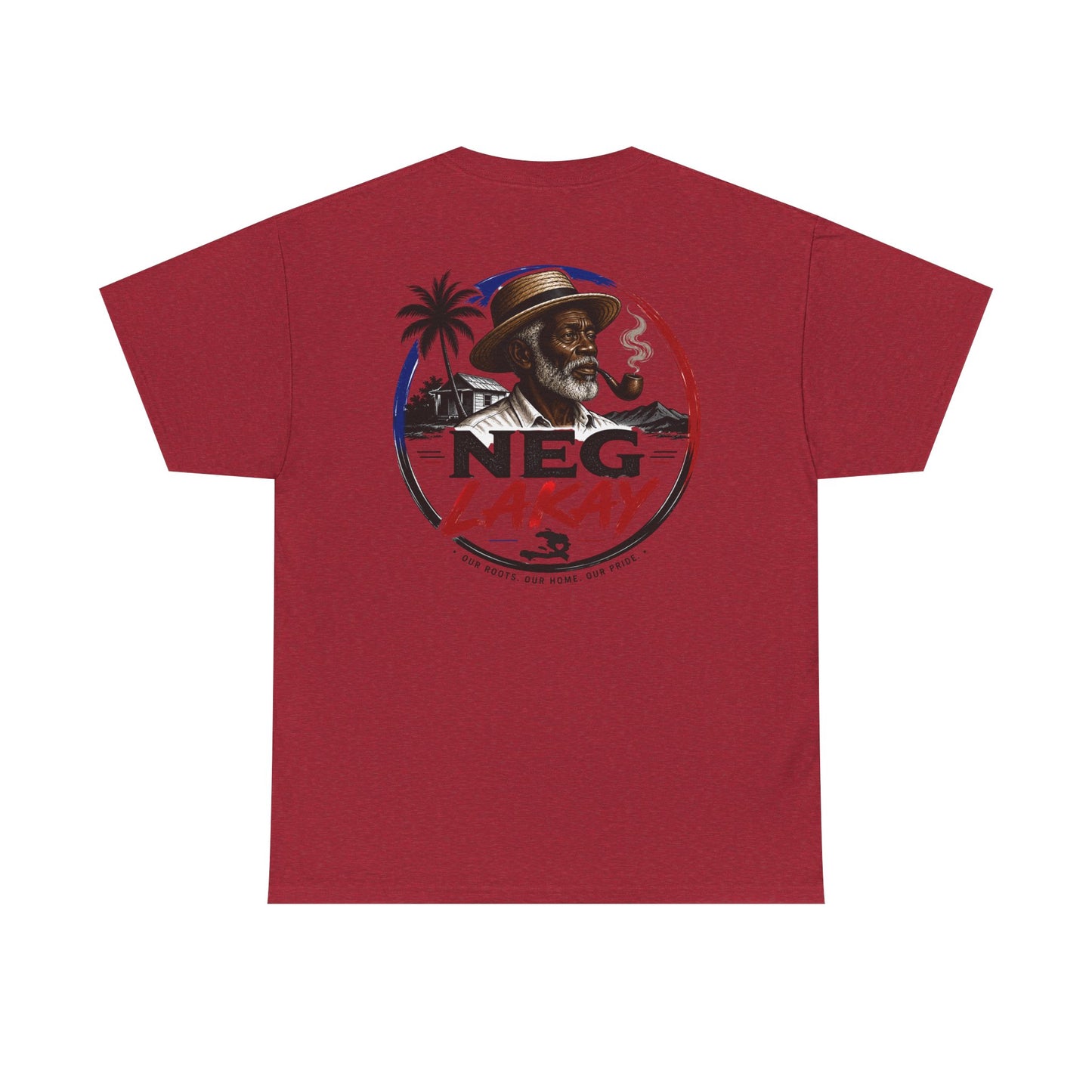 1804 Haitian Coat of Arms Tee | Neg Lakay Portrait Tee, Haitian Heritage Shirt