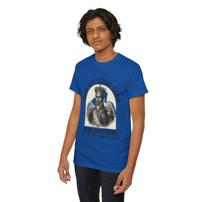Henri Christophe portrait Make Ayiti Great Again T-Shirt | Haitian history tee