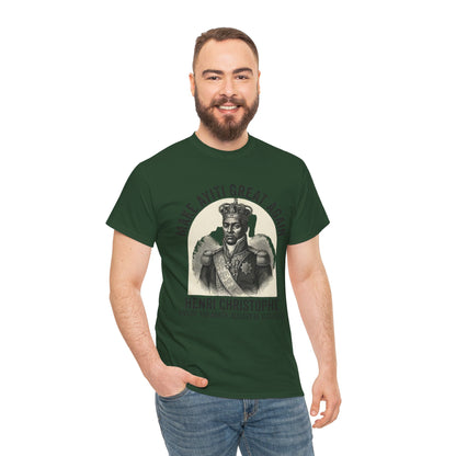 Henri Christophe portrait Make Ayiti Great Again T-Shirt | Haitian history tee