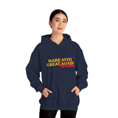 Hoodie - Make Ayiti Great Again / Neg Lakay Haitian Pride Pullover
