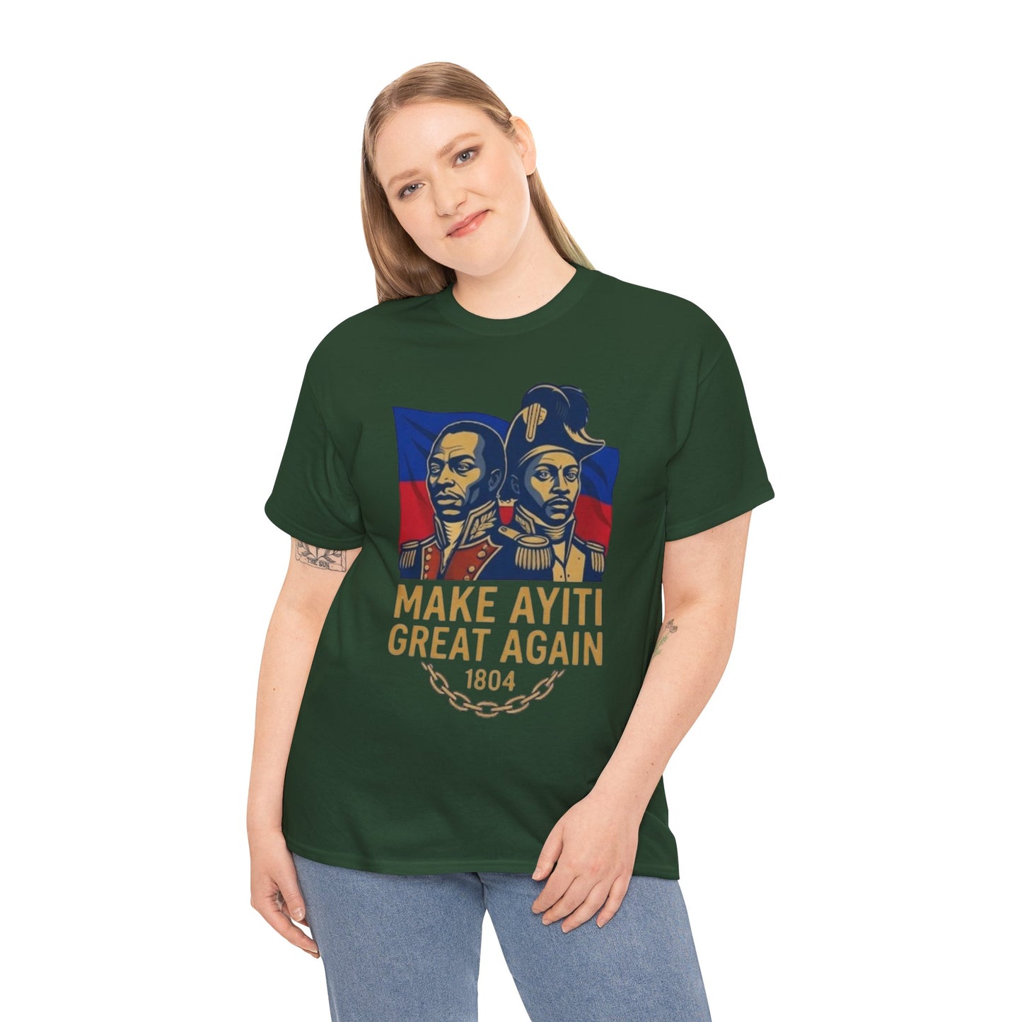 Make Ayiti Great Again T-Shirt | Haitian Revolution 1804 Flag Tee