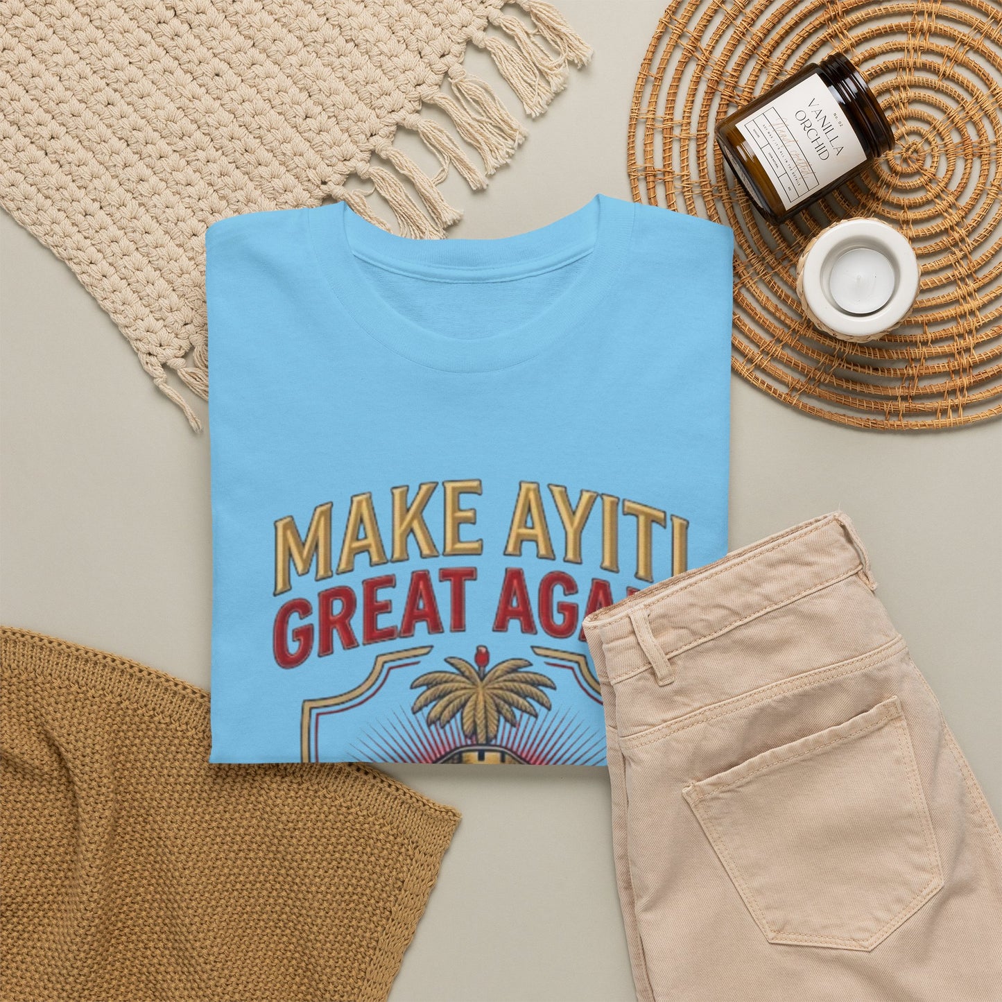Make Ayiti Great Again T-Shirt | Citadelle Laferrière Haiti design