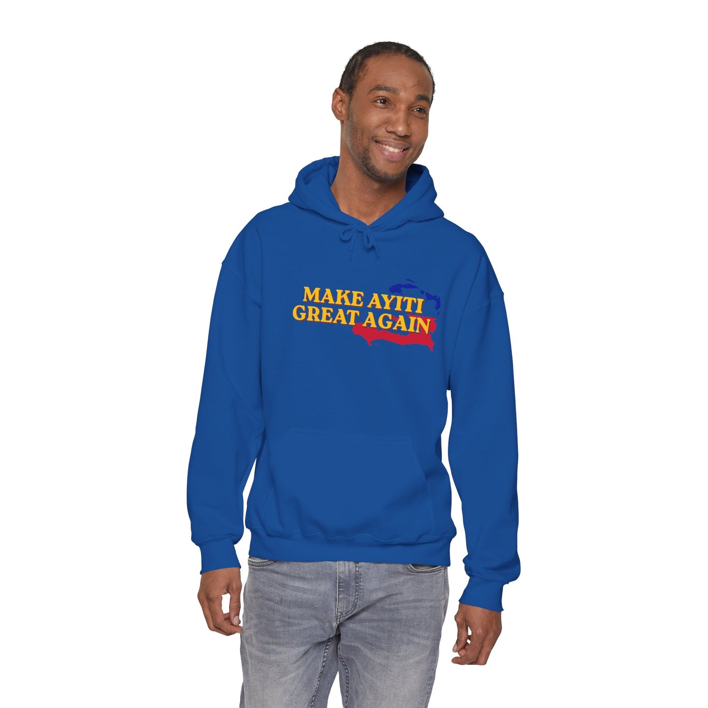 Hoodie - Make Ayiti Great Again / Neg Lakay Haitian Pride Pullover