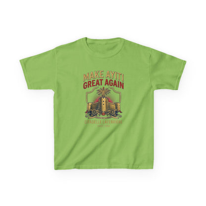 Make Ayiti Great Again kids T-Shirt | Citadelle Laferrière illustration