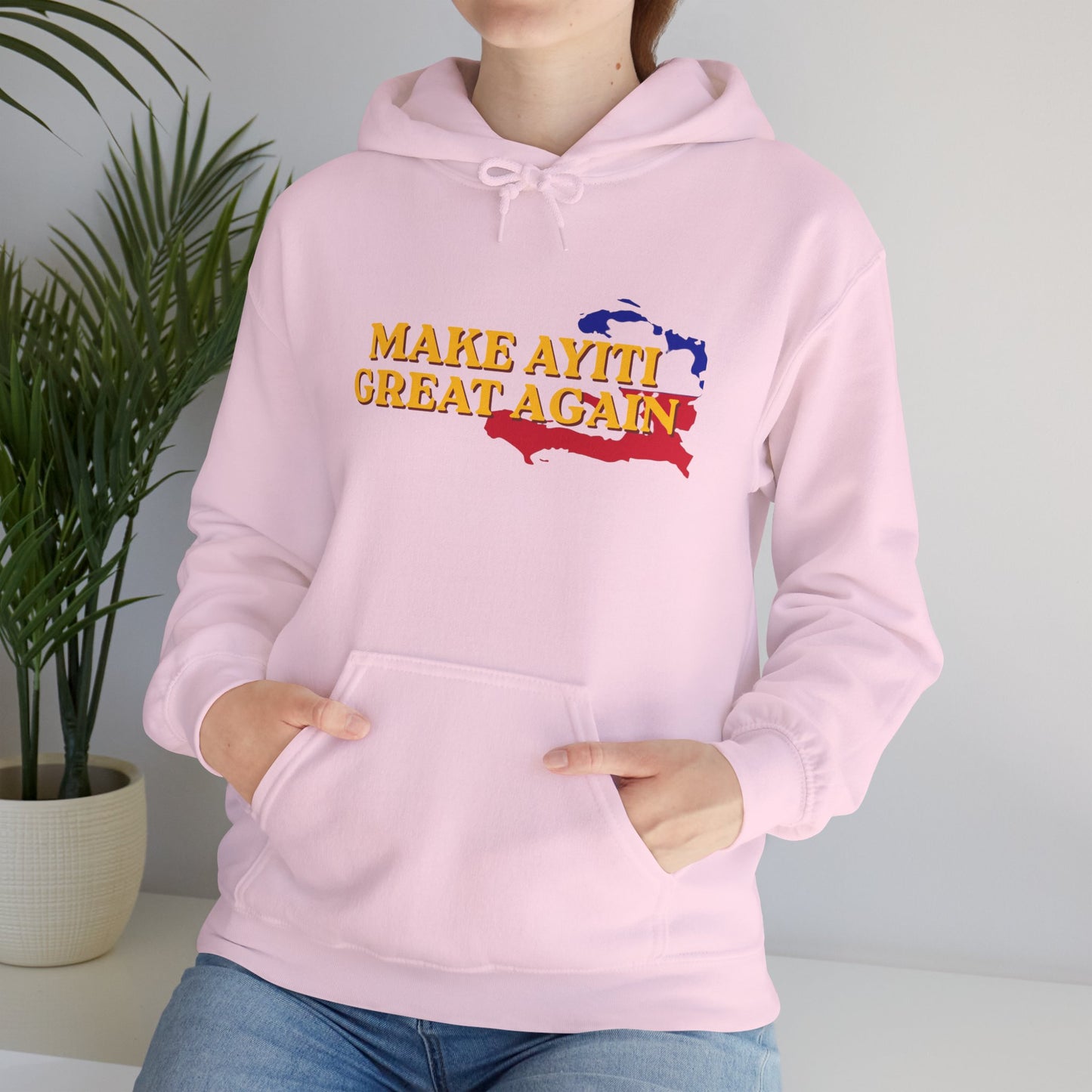 Hoodie - Make Ayiti Great Again / Neg Lakay Haitian Pride Pullover