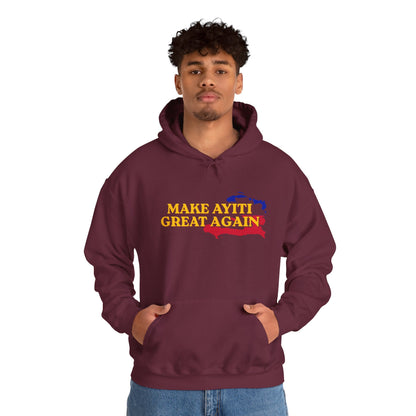 Hoodie - Make Ayiti Great Again / Neg Lakay Haitian Pride Pullover
