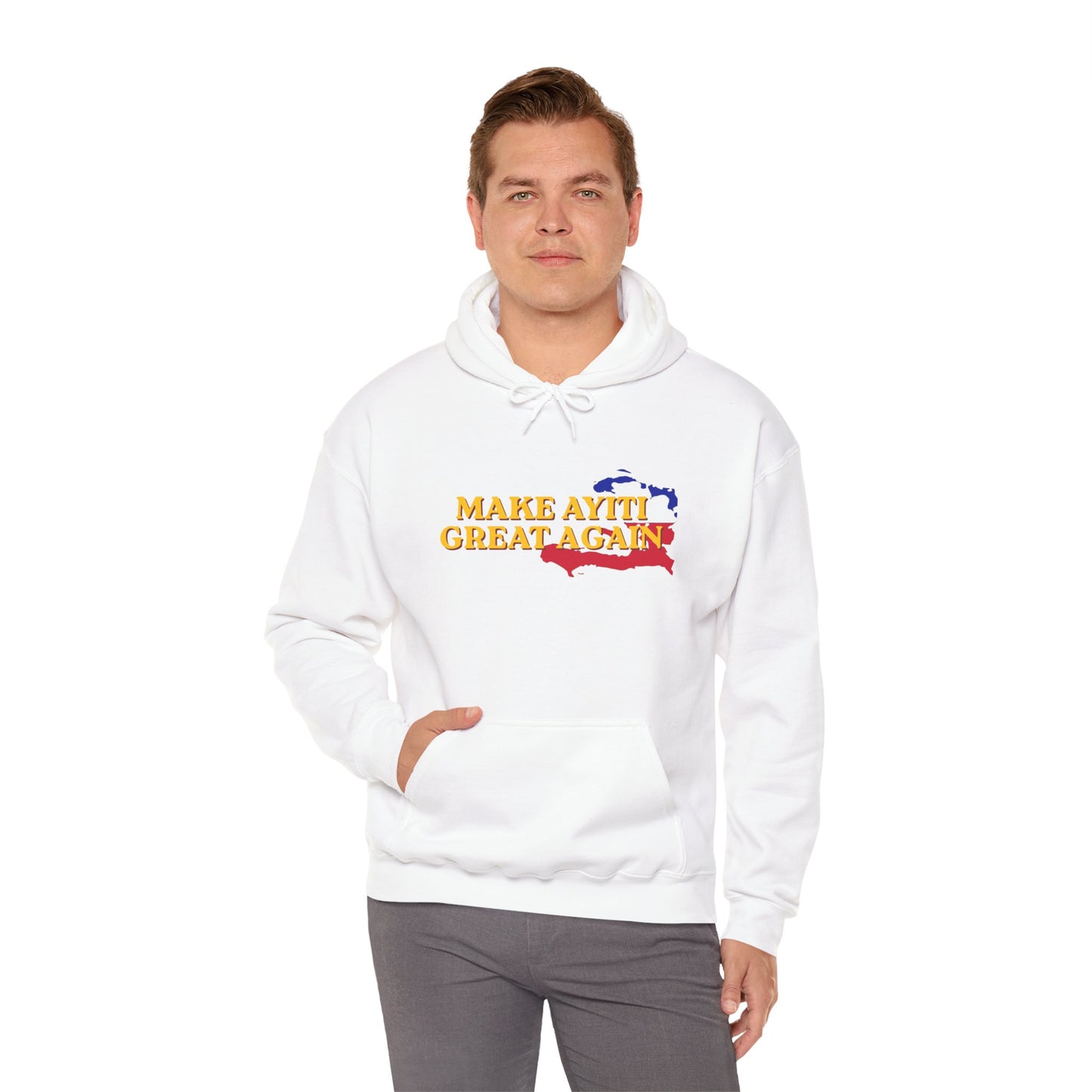 Hoodie - Make Ayiti Great Again / Neg Lakay Haitian Pride Pullover