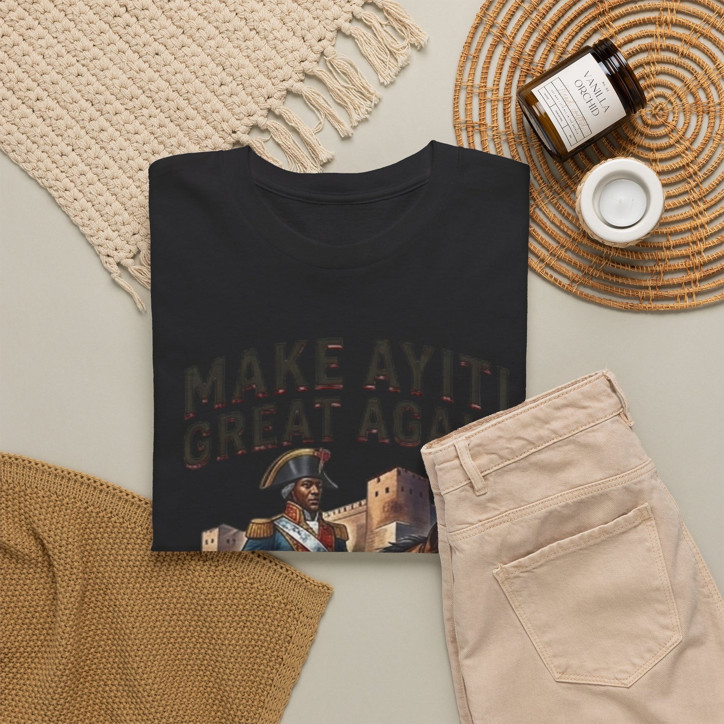 Make Ayiti Great Again T-Shirt | Toussaint Louverture Horse Illustration
