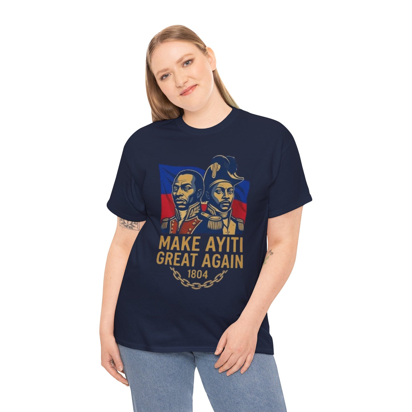 Make Ayiti Great Again T-Shirt | Haitian Revolution 1804 Flag Tee