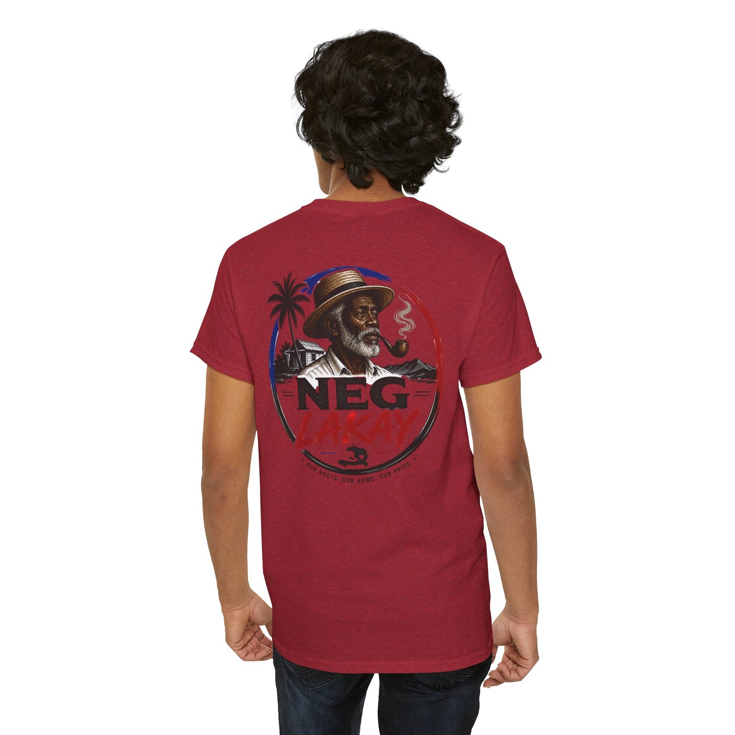 1804 Haitian Coat of Arms Tee | Neg Lakay Portrait Tee, Haitian Heritage Shirt