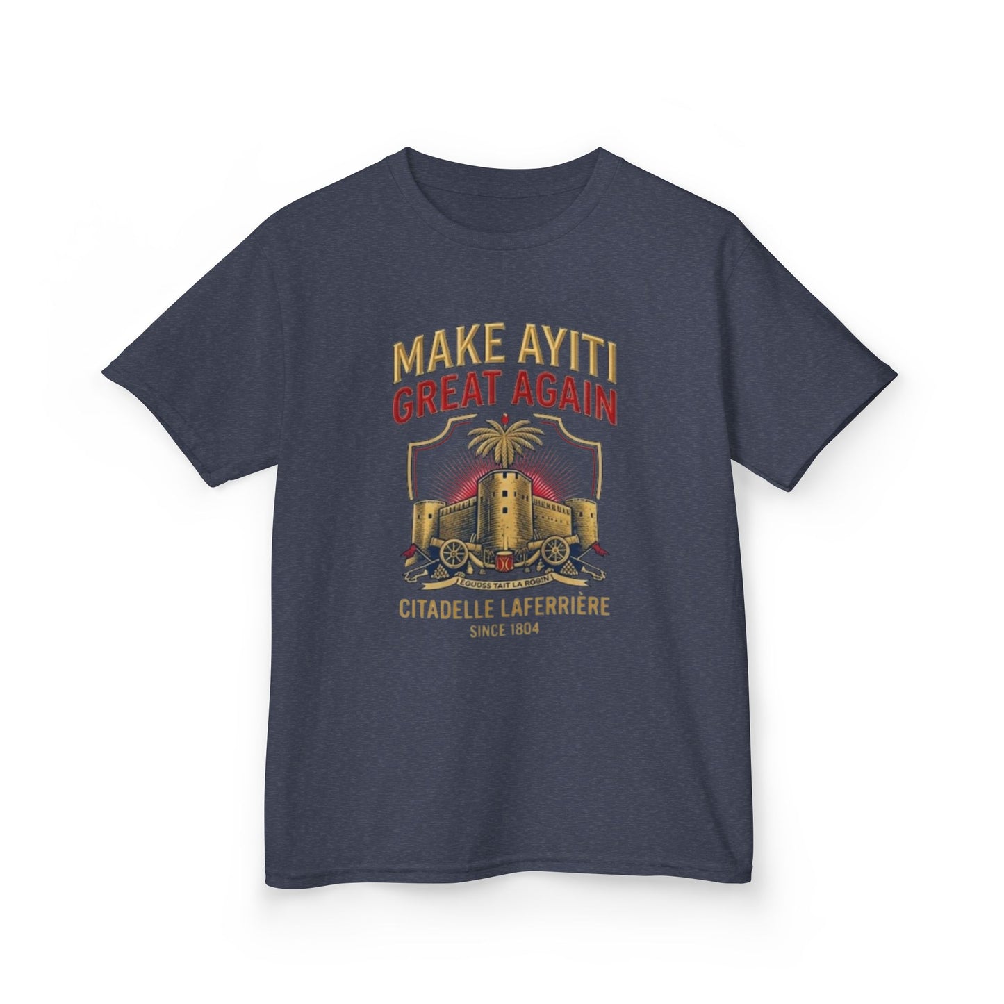 Make Ayiti Great Again kids T-Shirt | Citadelle Laferrière illustration