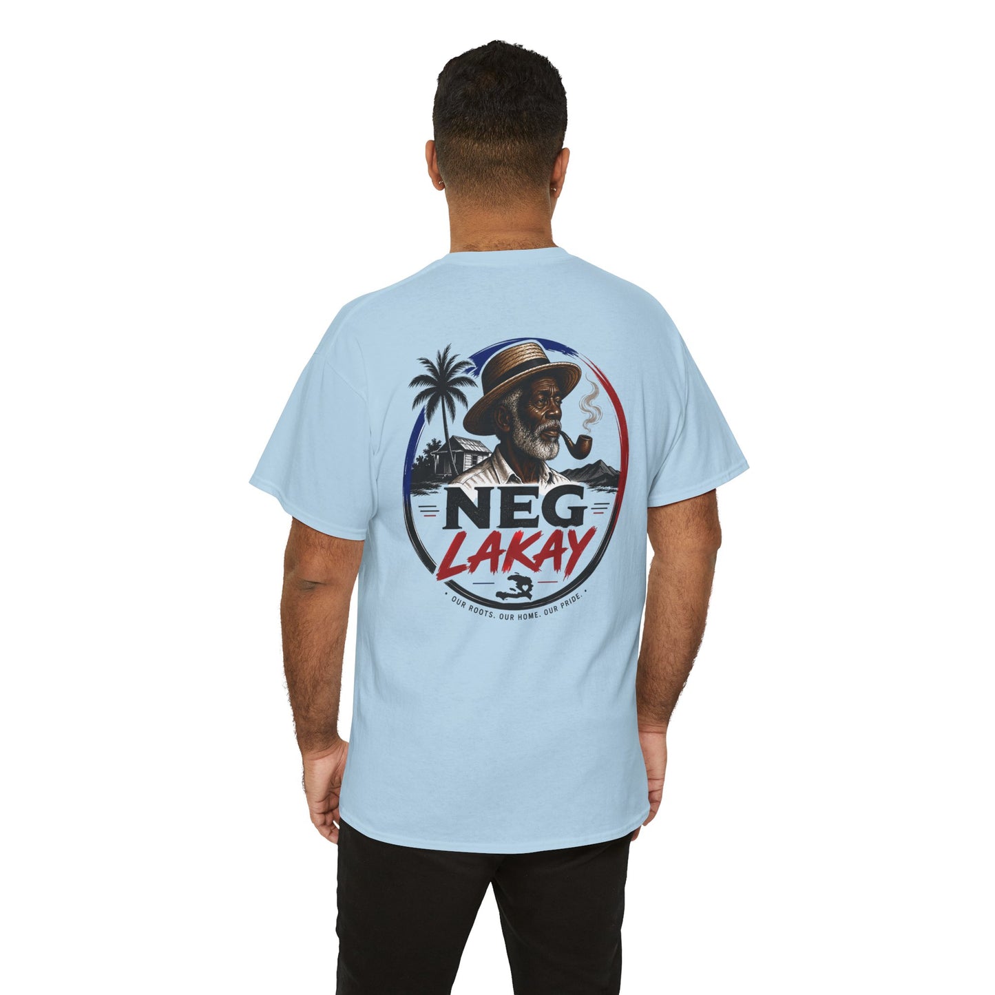 1804 Haitian Coat of Arms Tee | Neg Lakay Portrait Tee, Haitian Heritage Shirt