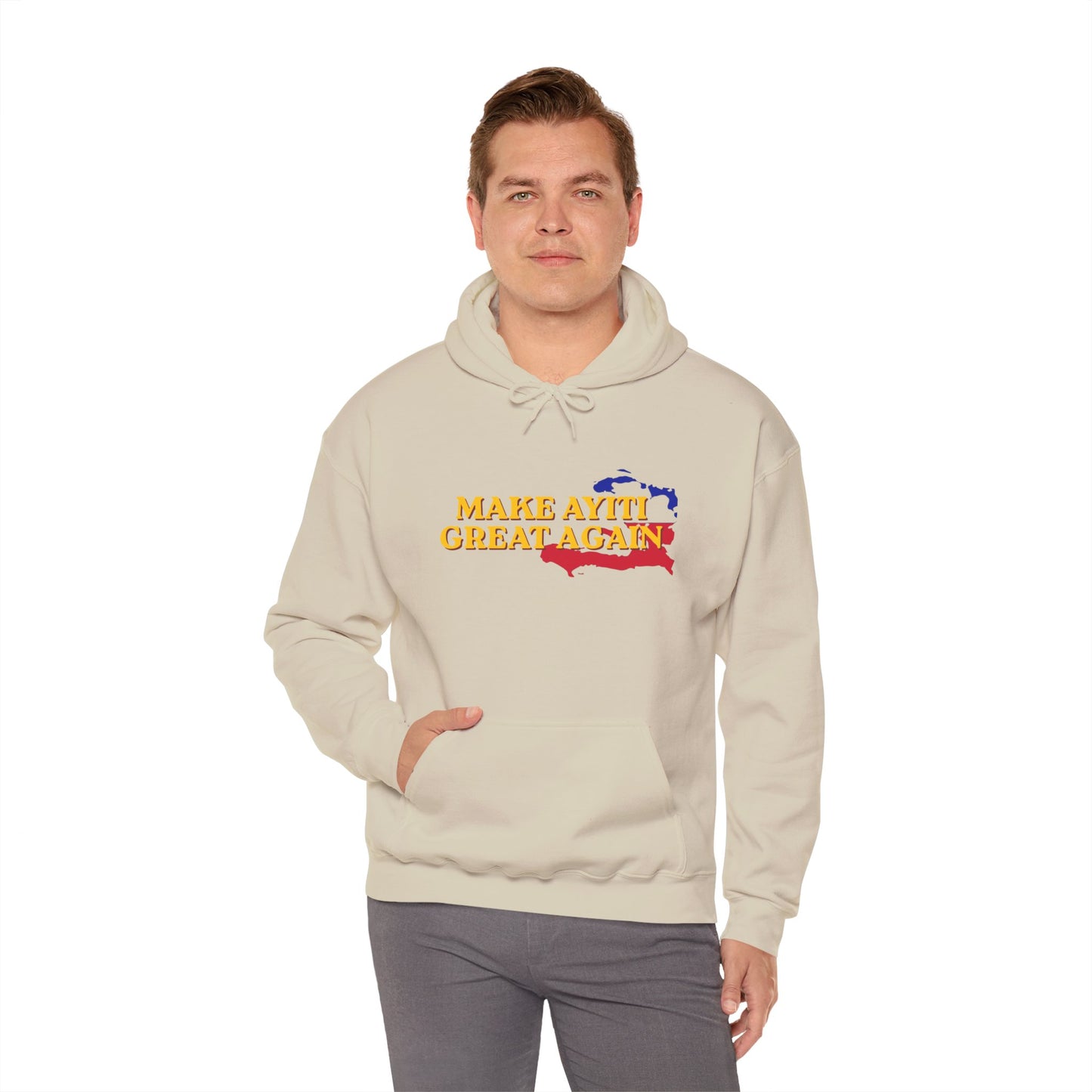 Hoodie - Make Ayiti Great Again / Neg Lakay Haitian Pride Pullover