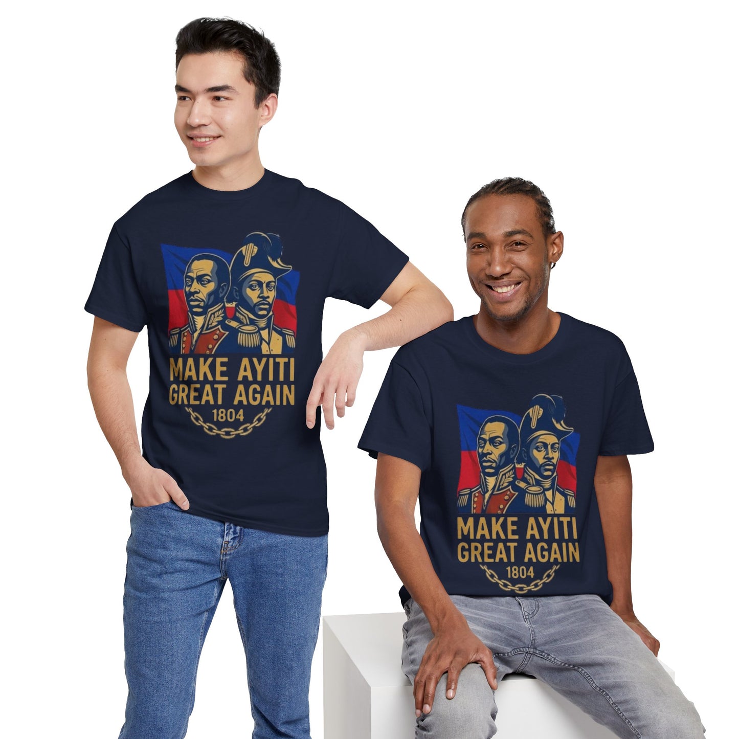 Make Ayiti Great Again T-Shirt | Haitian Revolution 1804 Flag Tee