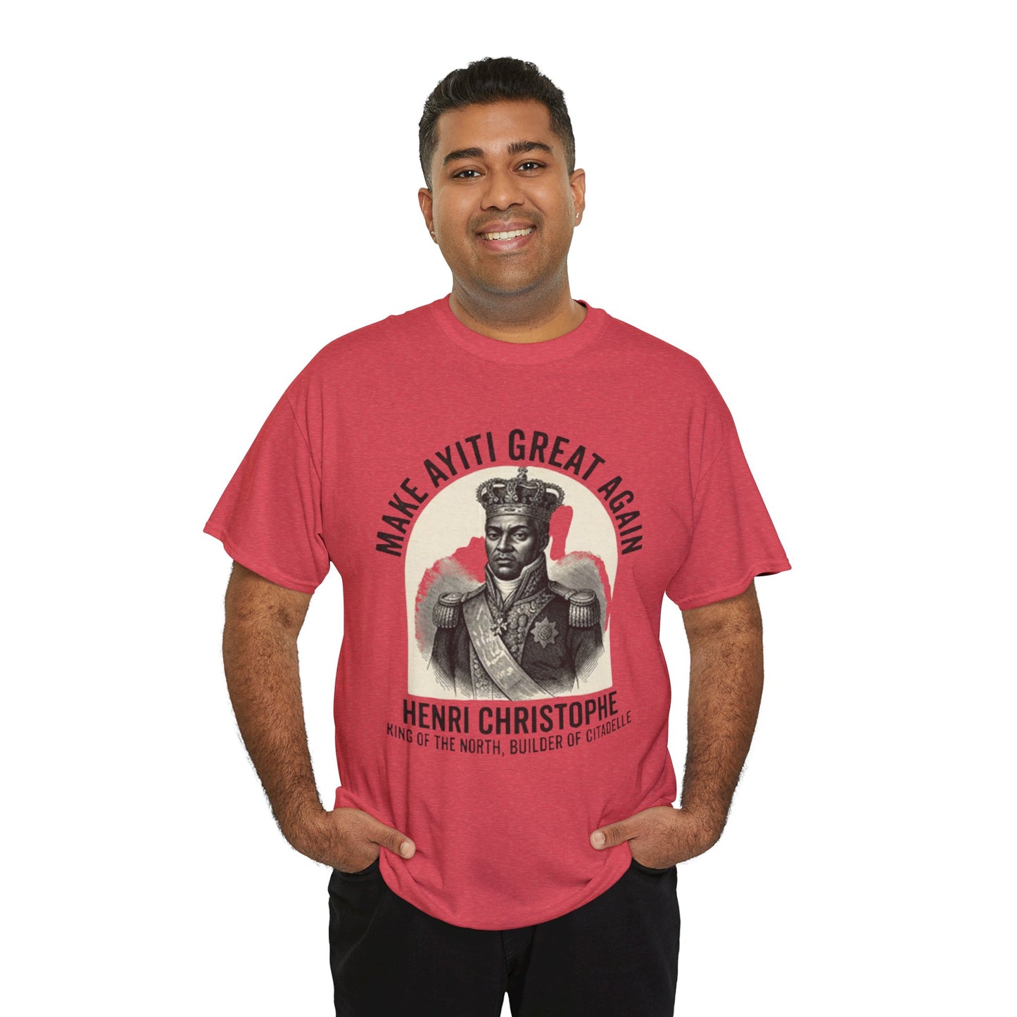 Henri Christophe portrait Make Ayiti Great Again T-Shirt | Haitian history tee