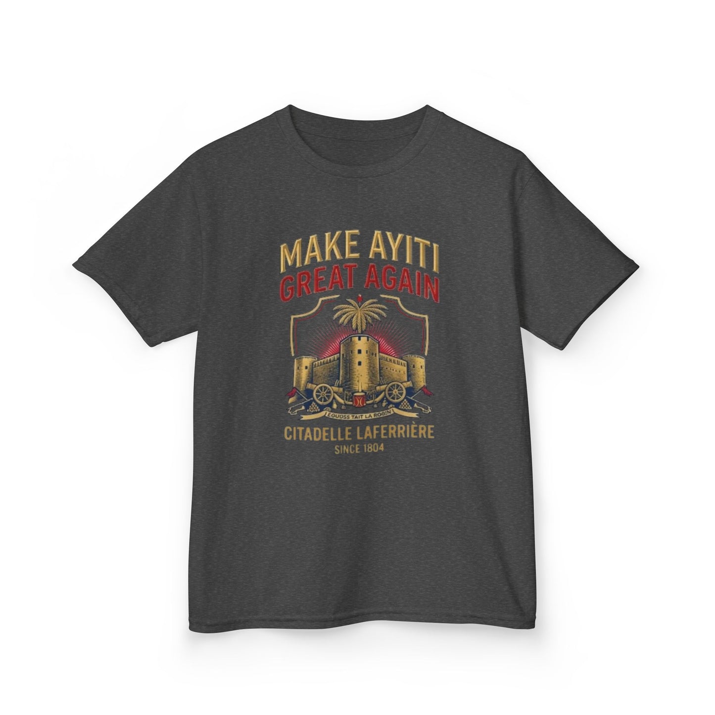 Make Ayiti Great Again kids T-Shirt | Citadelle Laferrière illustration
