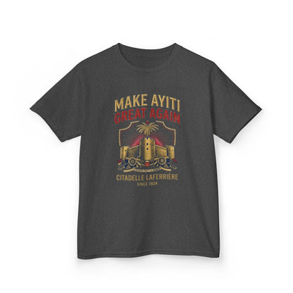 Make Ayiti Great Again kids T-Shirt | Citadelle Laferrière illustration