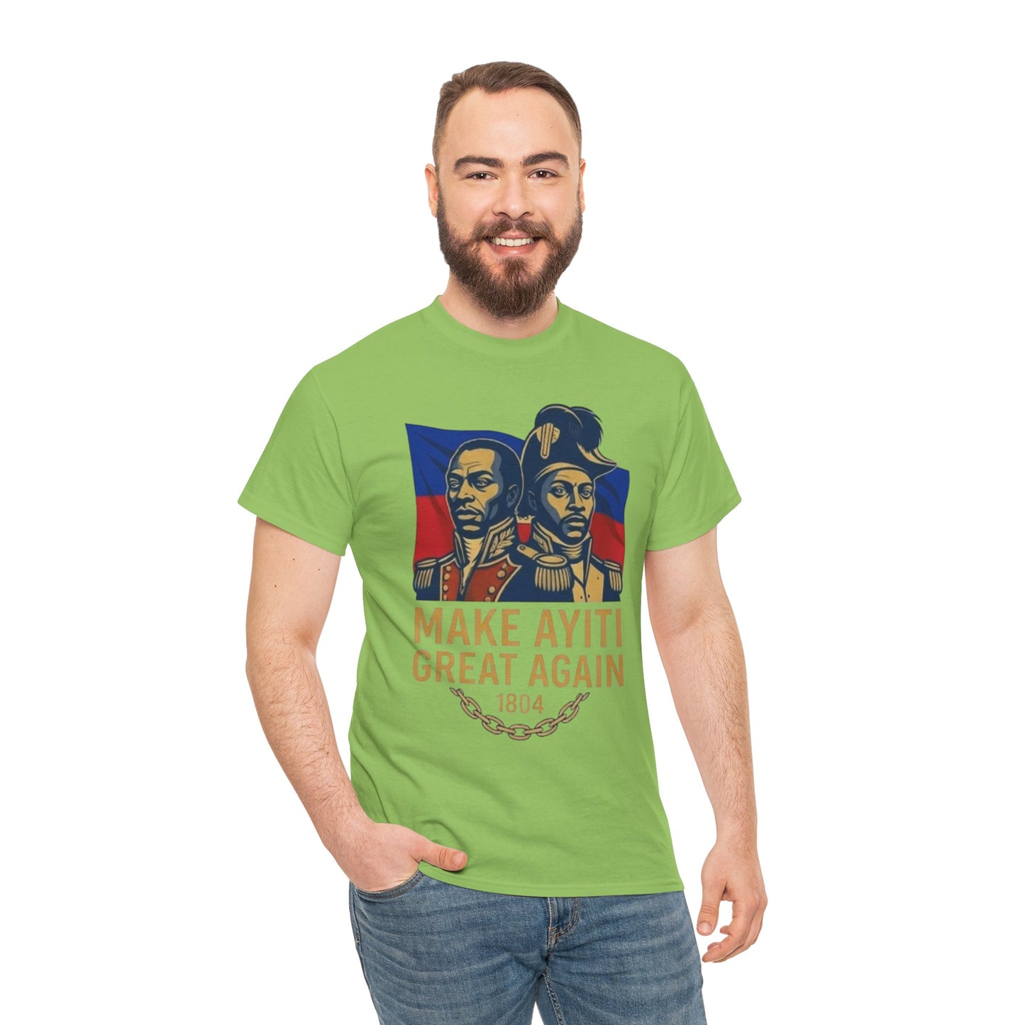 Make Ayiti Great Again T-Shirt | Haitian Revolution 1804 Flag Tee