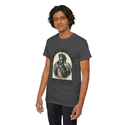 Henri Christophe portrait Make Ayiti Great Again T-Shirt | Haitian history tee