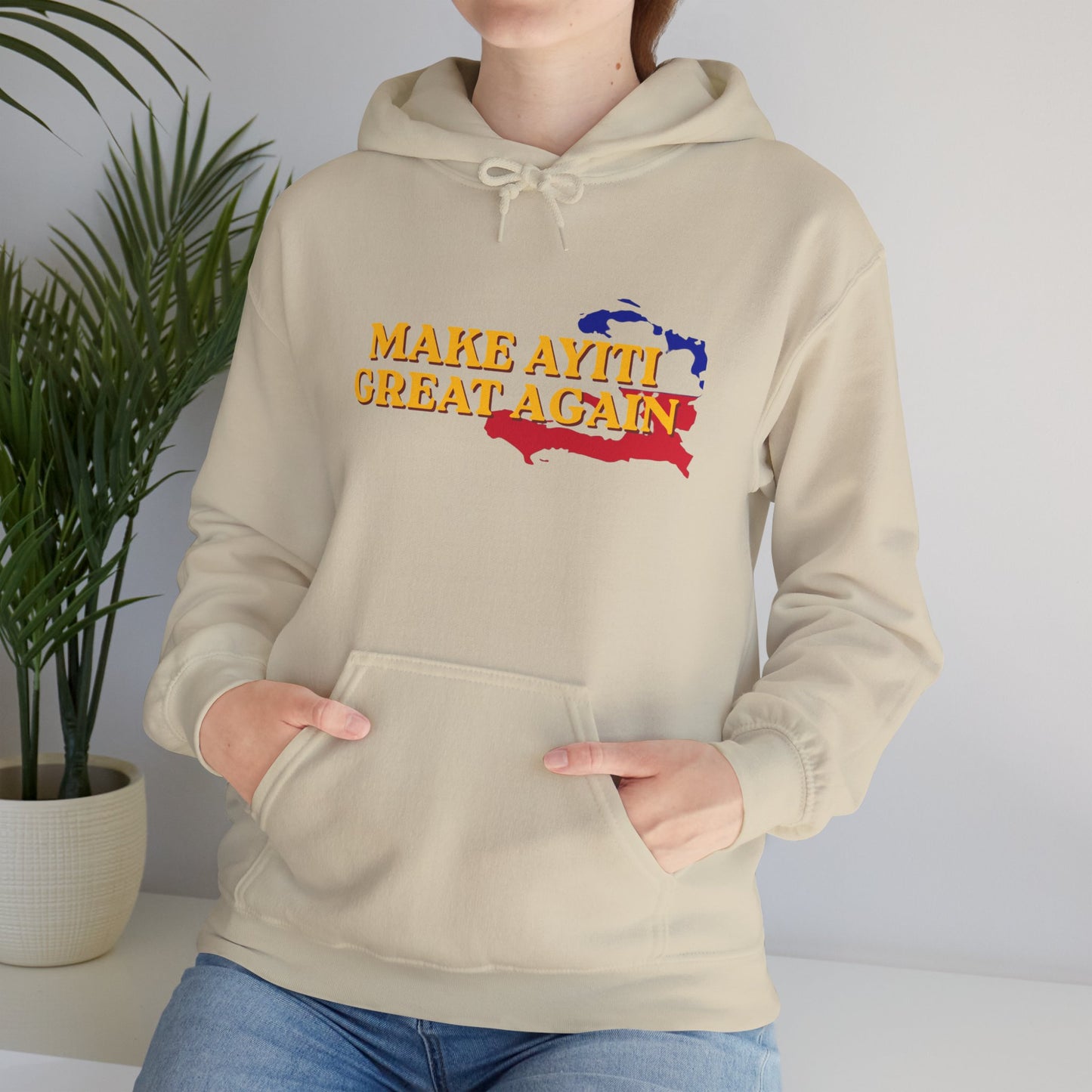 Hoodie - Make Ayiti Great Again / Neg Lakay Haitian Pride Pullover