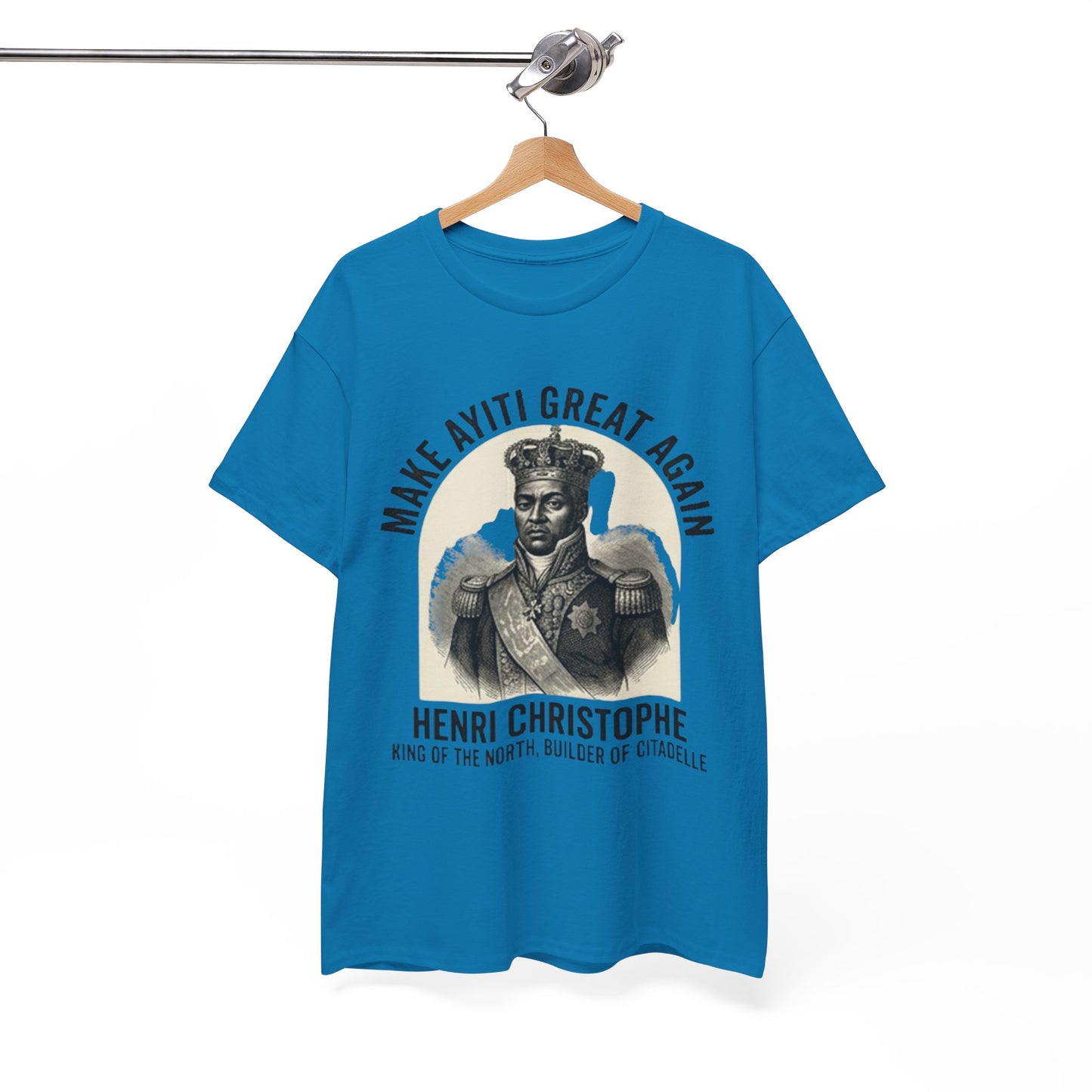 Henri Christophe portrait Make Ayiti Great Again T-Shirt | Haitian history tee