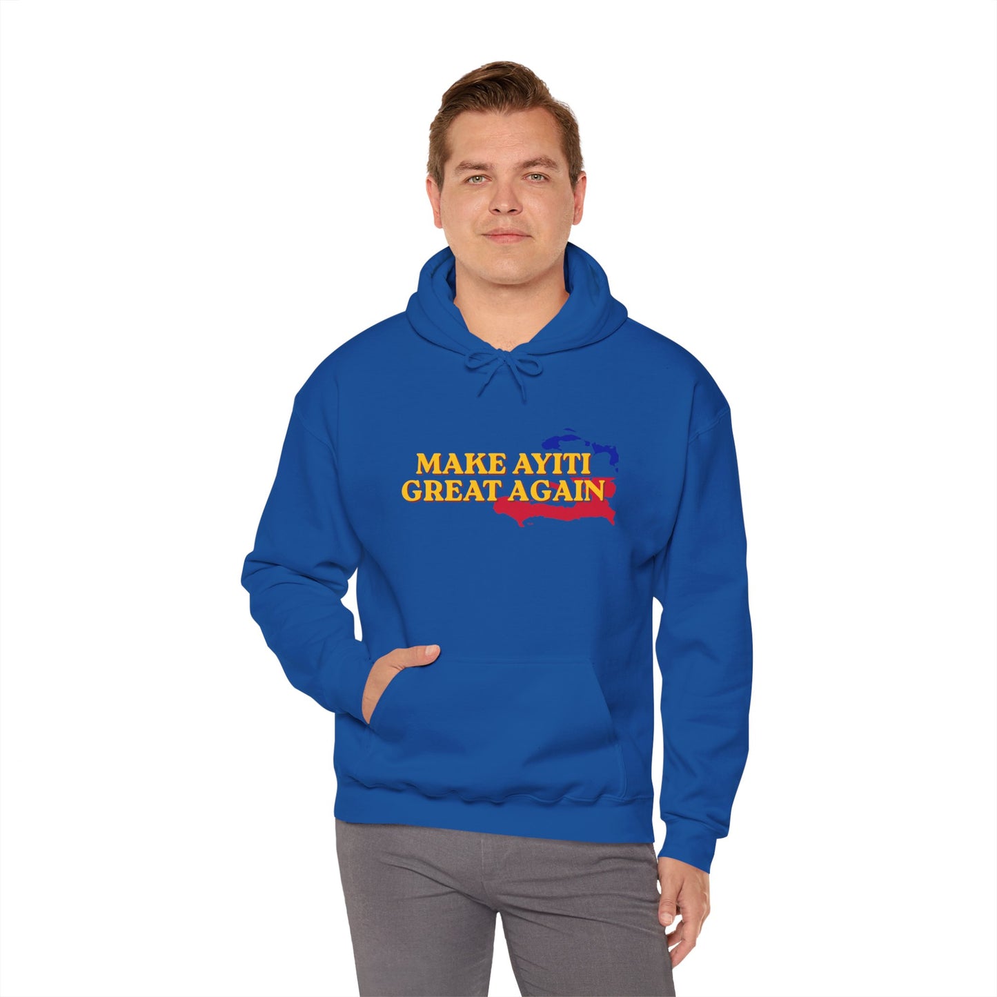Hoodie - Make Ayiti Great Again / Neg Lakay Haitian Pride Pullover